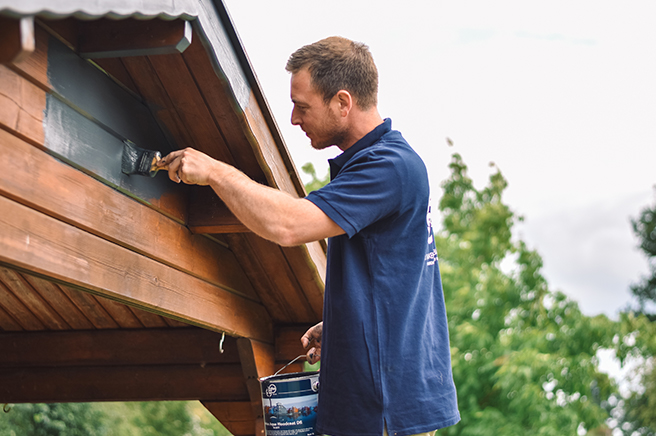 tuinhuis met Ankolux Aqua Woodcoat